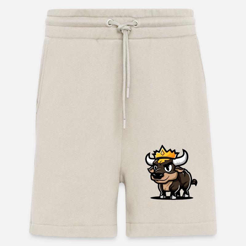 Stier Comic Krone - Shorts - made by SPREAD - WARM CLAY