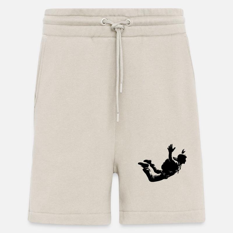 Vol de parachutisme Hobby Man - Short bio décontracté fabriqué en UE - WARM CLAY
