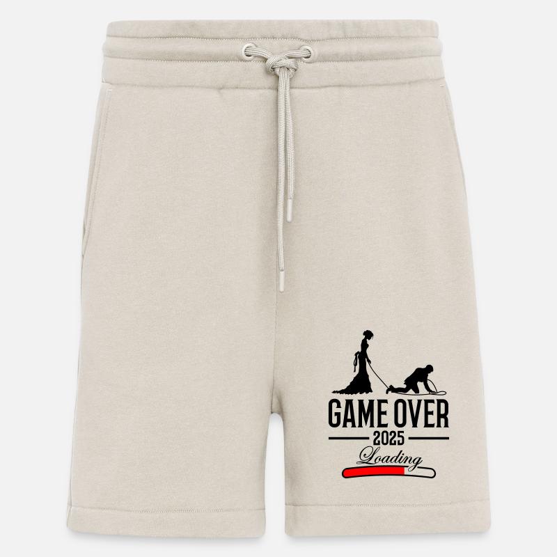 Wedding Loading 2025 Game Over - Short bio décontracté fabriqué en UE - WARM CLAY