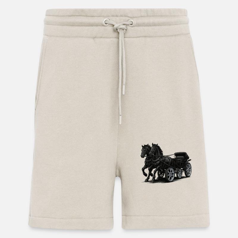 Kutsche mit modernen Chromfelgen - Shorts - made by SPREAD - WARM CLAY