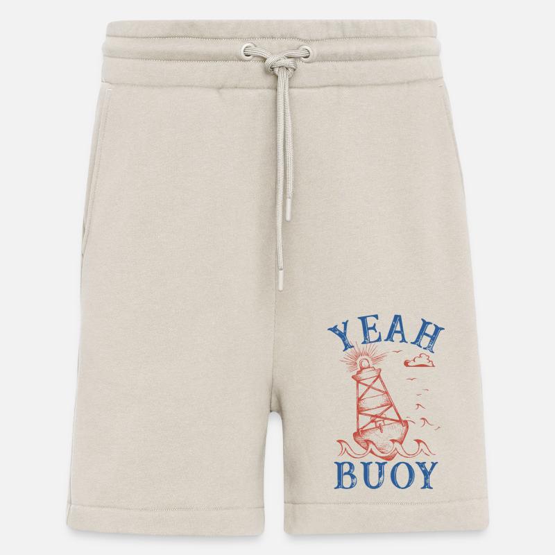 oui bouée Graphique - Short bio décontracté fabriqué en UE - WARM CLAY