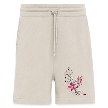Flowers with filigree floral ornament. Feminine. - Shorts - made by SPREAD - WARM CLAY - Front