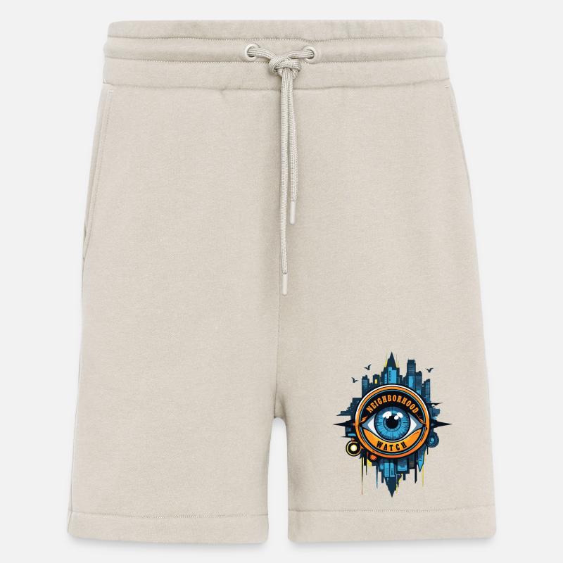 Nachbarschaftswache Auge - Shorts - made by SPREAD - WARM CLAY