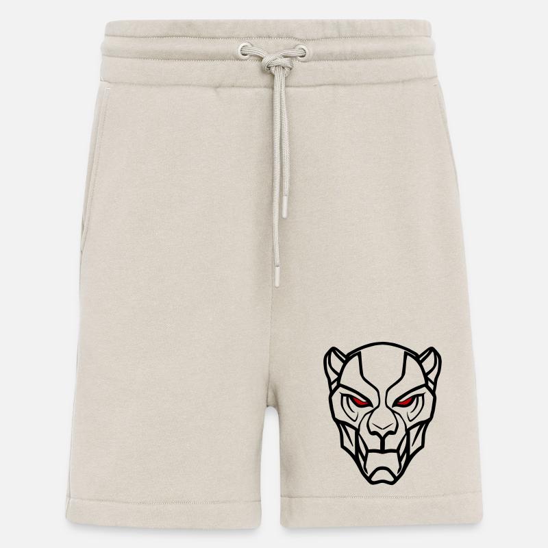 Vector Lion Head Design - Shorts - made by SPREAD - WARM CLAY