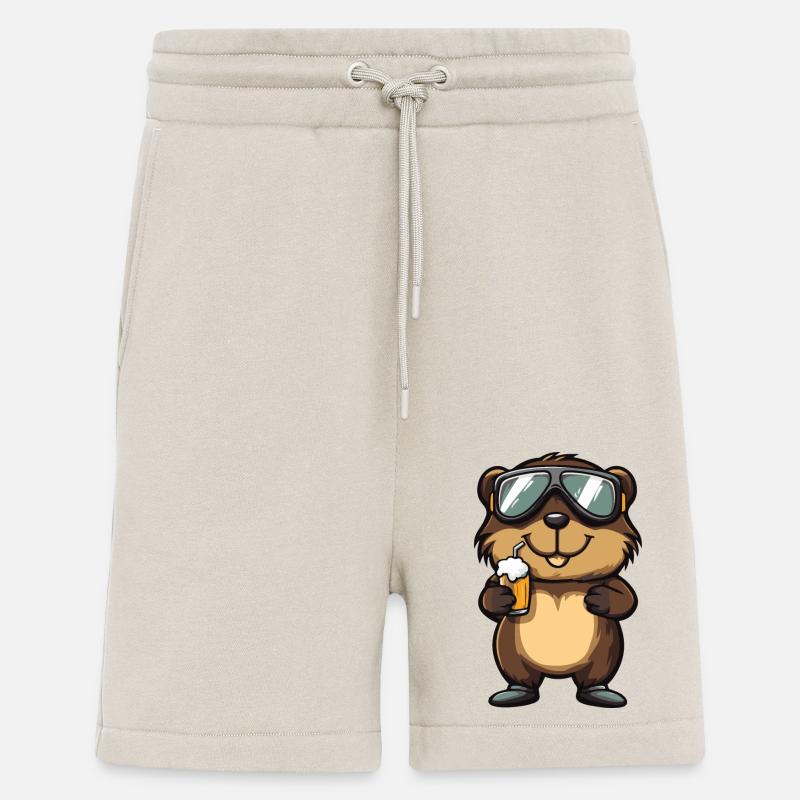 Biber Ski Bier - Shorts - made by SPREAD - WARM CLAY
