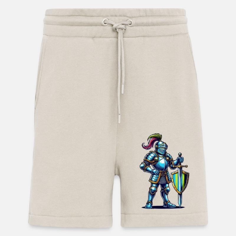 ritter comic - Shorts - made by SPREAD - WARM CLAY