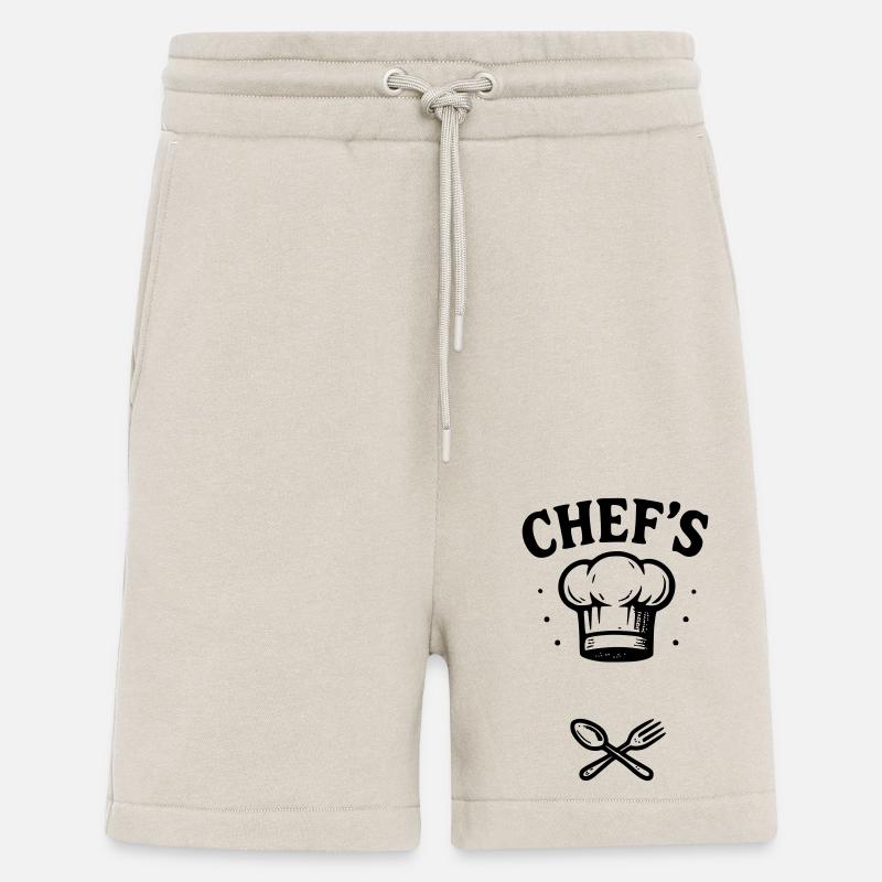 Chef et ton PRENOM - 2 - Short bio décontracté fabriqué en UE - WARM CLAY