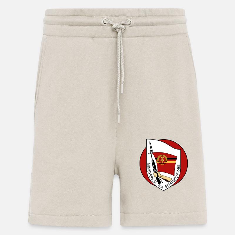 DDR Stasi Logo - Shorts - made by SPREAD - WARM CLAY