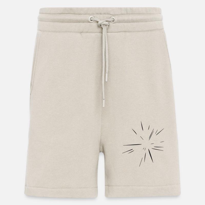 Explosion - Flash - Blitz - Vectorgraphic - Shorts - made by SPREAD - WARM CLAY