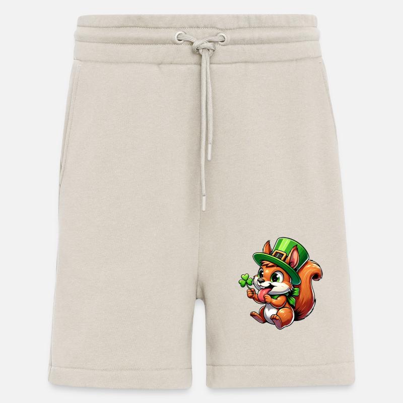 St. Patrick's freches Eichhörnchen - Shorts - made by SPREAD - WARM CLAY