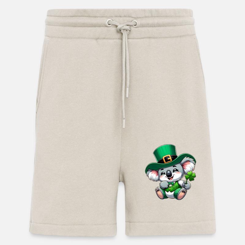 St. Patrick's Day Koala Cartoon - Shorts - made by SPREAD - WARM CLAY