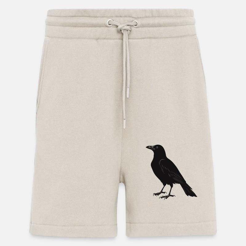 schwarzer Vogel - Shorts - made by SPREAD - WARM CLAY