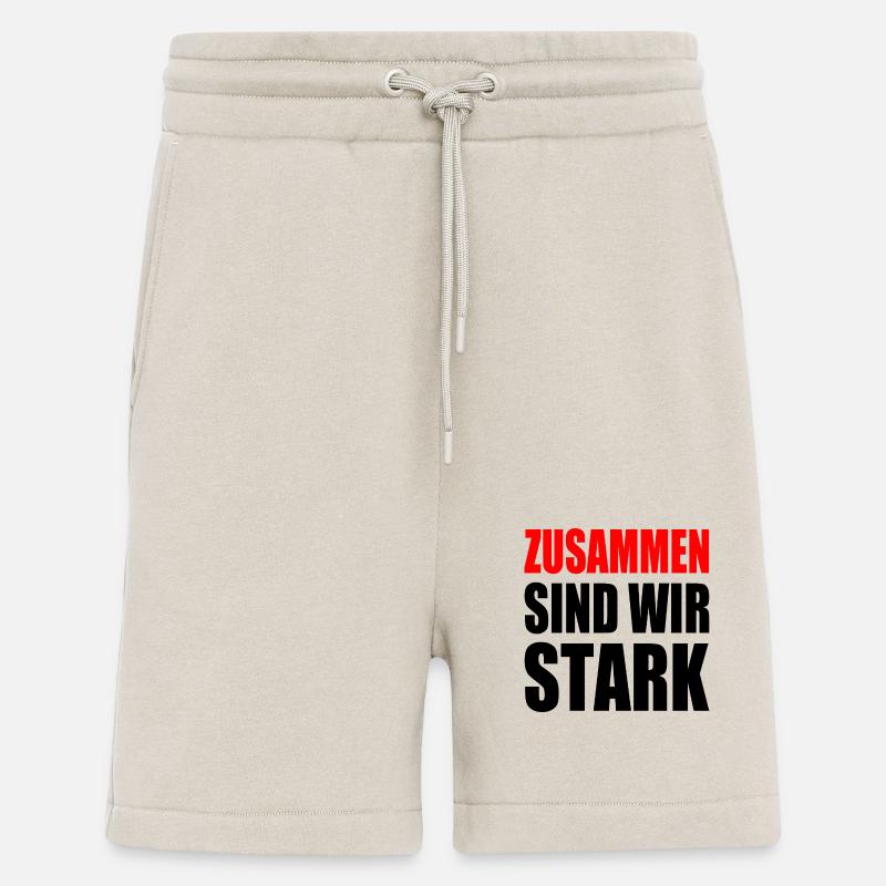 zusammen sind wir stark - Shorts - made by SPREAD - WARM CLAY