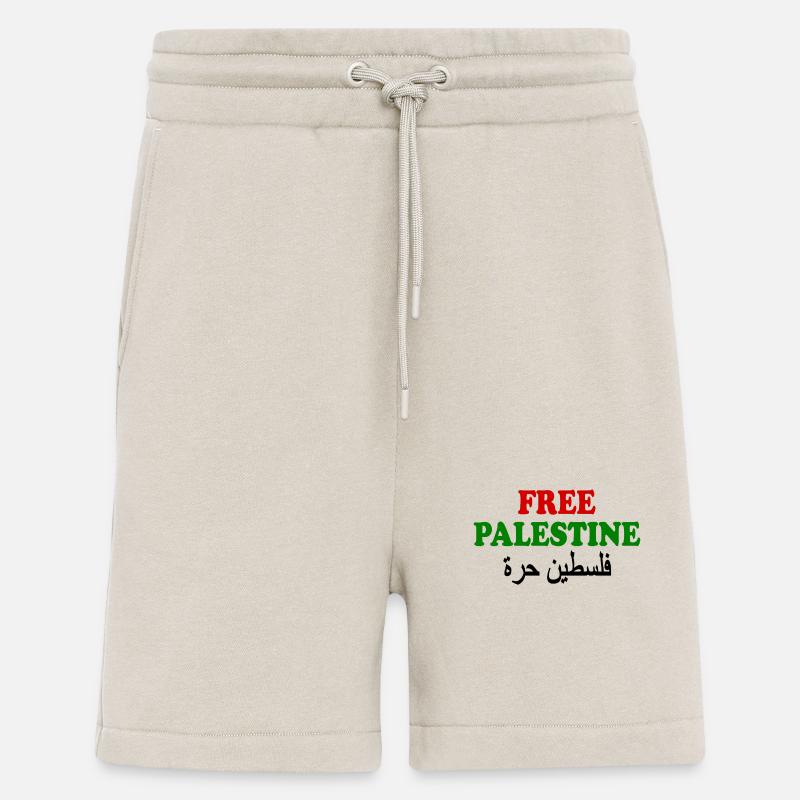 Free palestine فلسطين حرة - Short bio décontracté fabriqué en UE - WARM CLAY