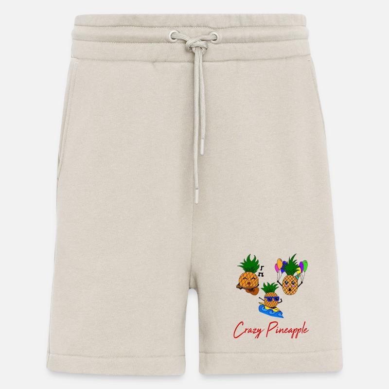 Crazy Pineapple / Summer / Crew / Proverbs / Pineapple - Shorts - made by SPREAD - WARM CLAY