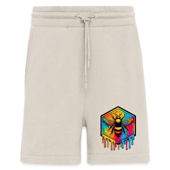 Abeille - Short bio décontracté fabriqué en UE - WARM CLAY - Devant