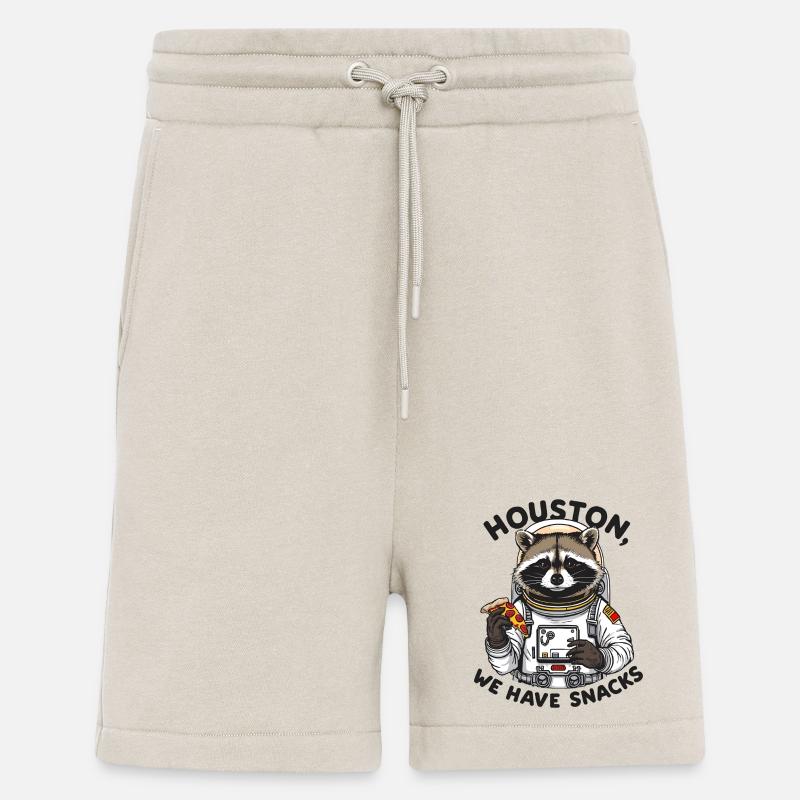 Waschbär Astronaut Houston We Have Snacks - Shorts - made by SPREAD - WARM CLAY