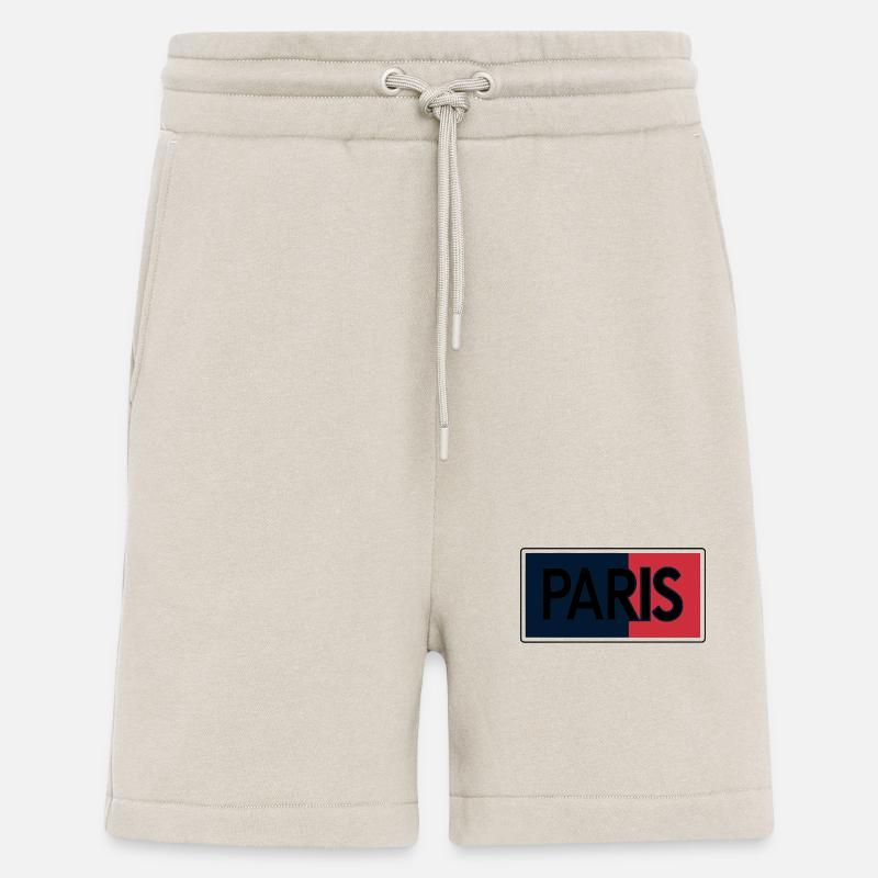 Pariser Flagge Split-Typografie - Shorts - made by SPREAD - WARM CLAY