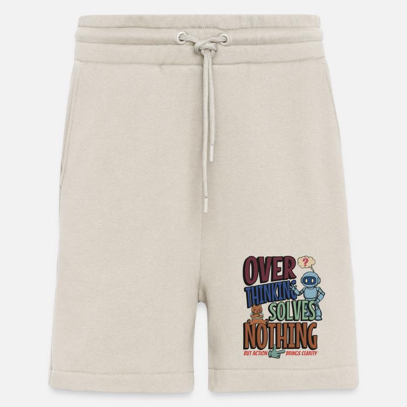 Over Thinking Solves Nothing - Shorts - made by SPREAD - WARM CLAY