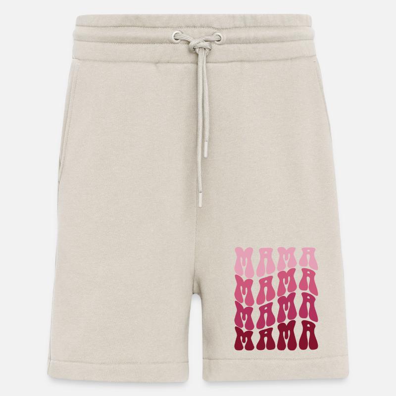 Mom Pattern in Pink Gradient - Shorts - made by SPREAD - WARM CLAY