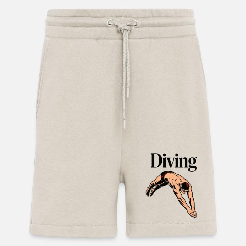 diving, diving, swimming - Shorts - made by SPREAD - WARM CLAY