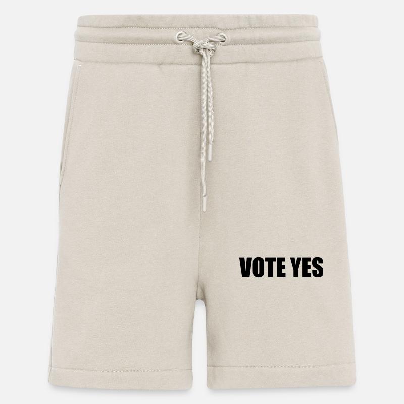 Vote yes - Short bio décontracté fabriqué en UE - WARM CLAY