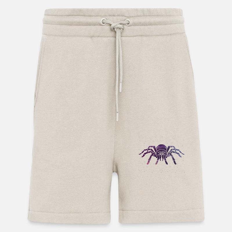 Celestial Spider Star Pattern - Shorts - made by SPREAD - WARM CLAY
