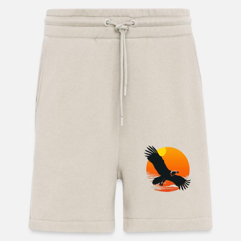 Majestic eagle in sunset - Shorts - made by SPREAD - WARM CLAY