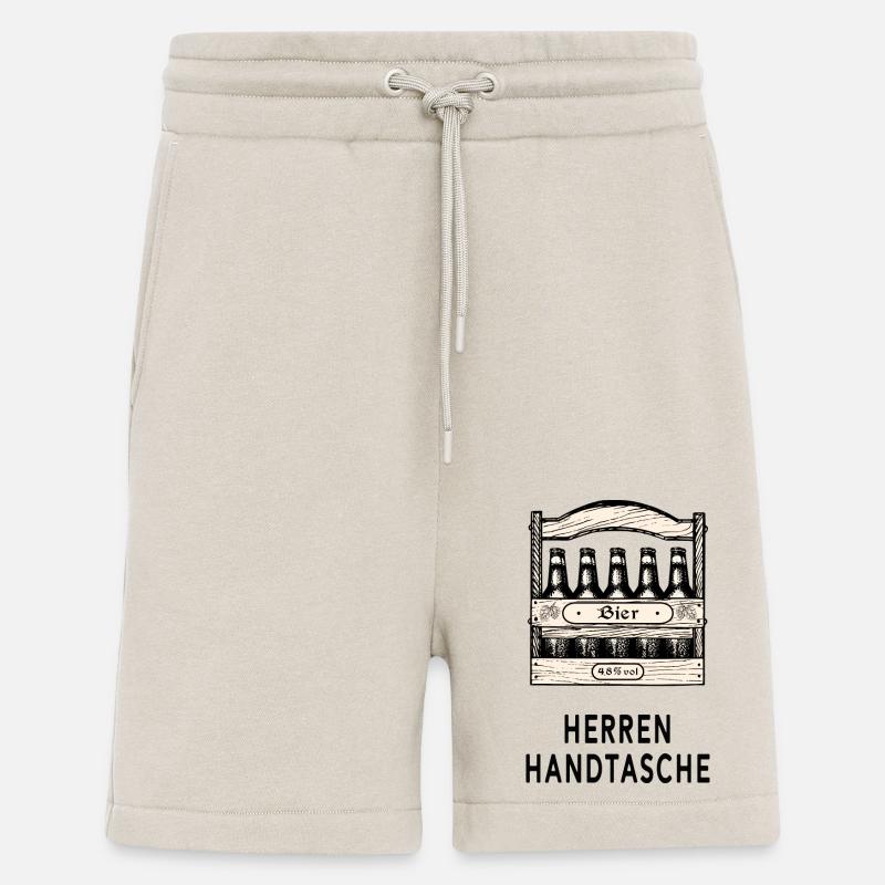 Herrenhandtasche Bier - Shorts - made by SPREAD - WARM CLAY