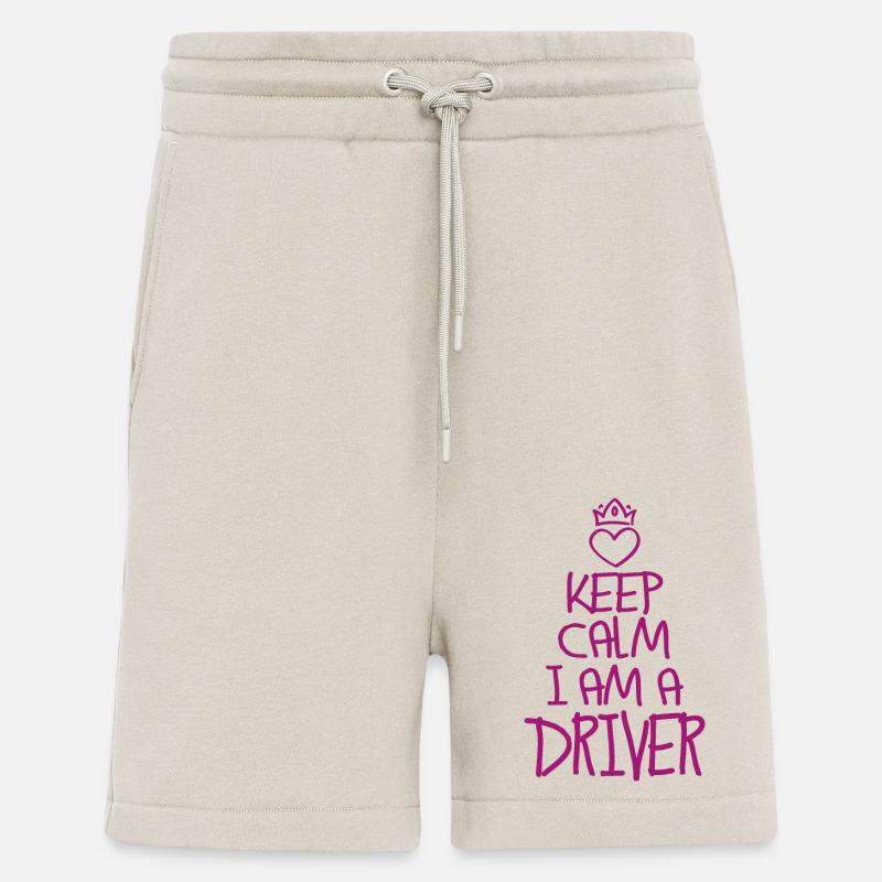 Keep Calm Fahrer cool Geschenk - Shorts - made by SPREAD - WARM CLAY