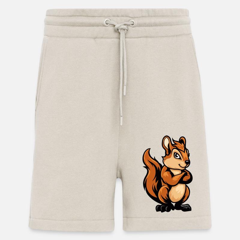 Eichhörnchen Comic - Shorts - made by SPREAD - WARM CLAY