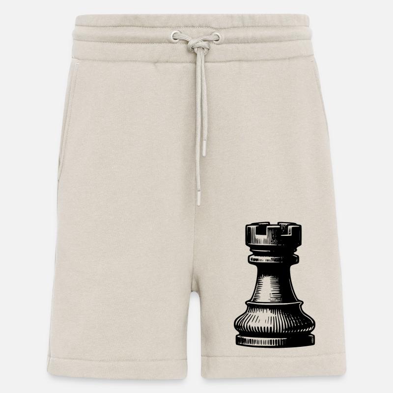 Schachspiel Schachfigur Turm - Shorts - made by SPREAD - WARM CLAY