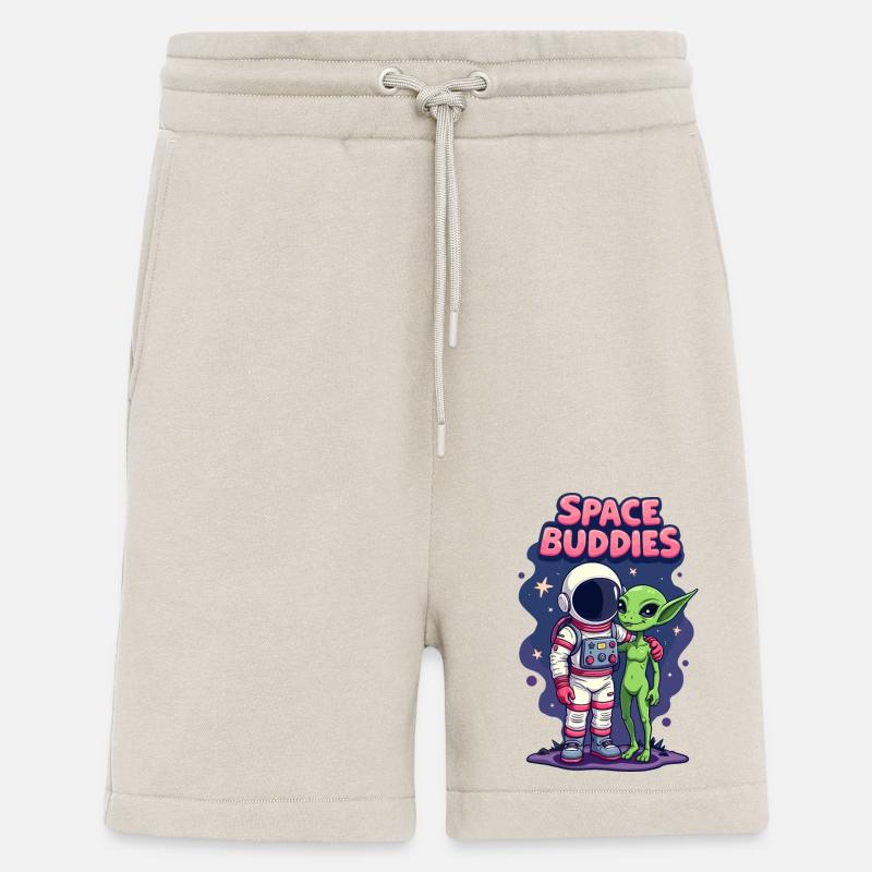 Copains de l’espace - Short bio décontracté fabriqué en UE - WARM CLAY
