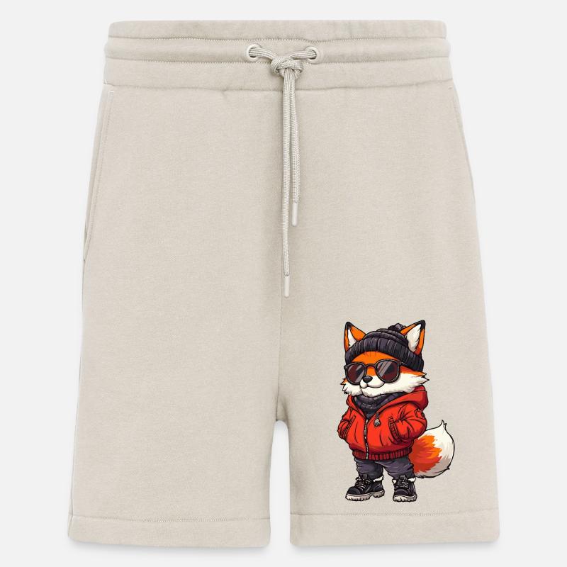Fuchs Cool Comic - Shorts - made by SPREAD - WARM CLAY