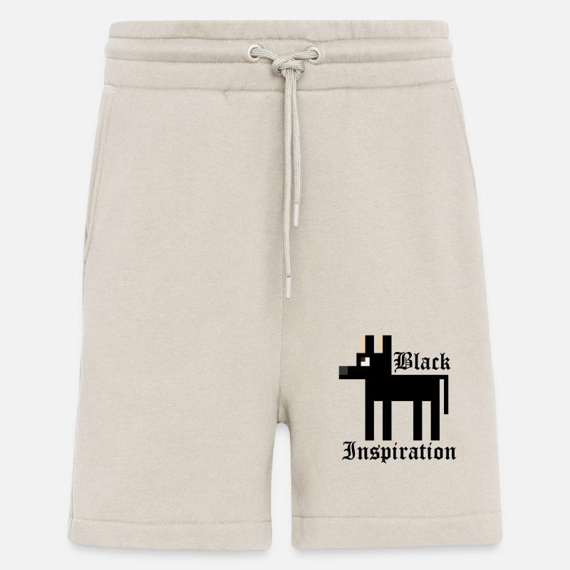 Schwarzer Schäferhund - Shorts - made by SPREAD - WARM CLAY
