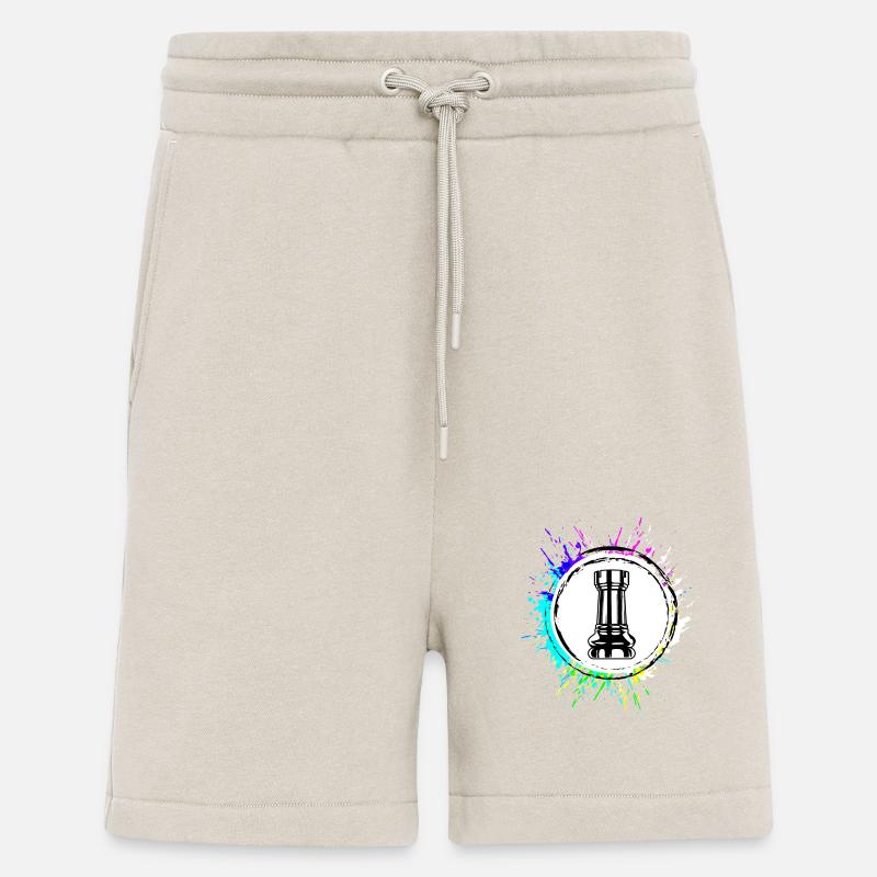 Schachfigur Turm - Shorts - made by SPREAD - WARM CLAY
