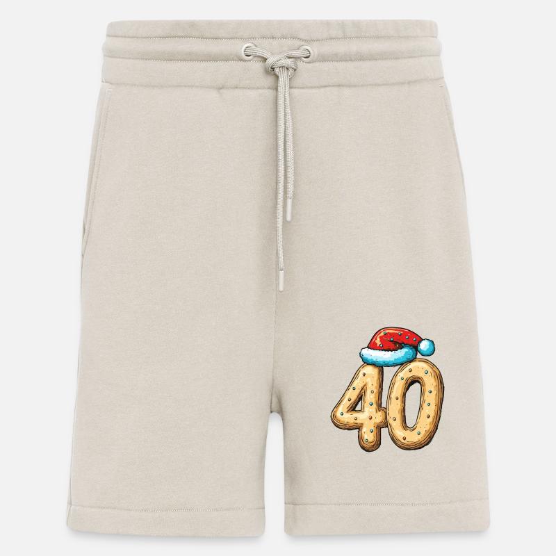 40 Numéro Noël - Short bio décontracté fabriqué en UE - WARM CLAY