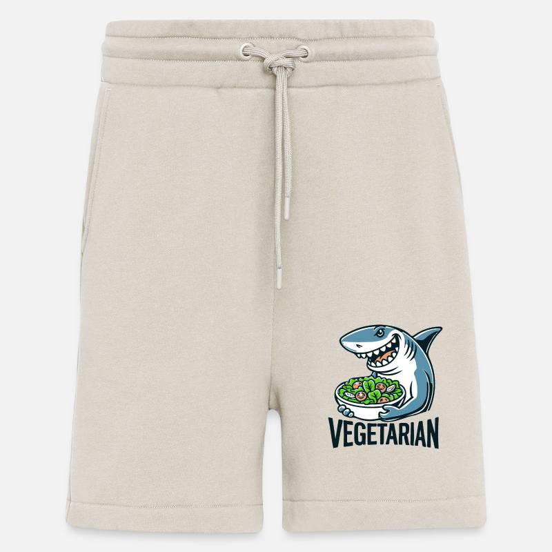 Vegetarischer Hai - Shorts - made by SPREAD - WARM CLAY