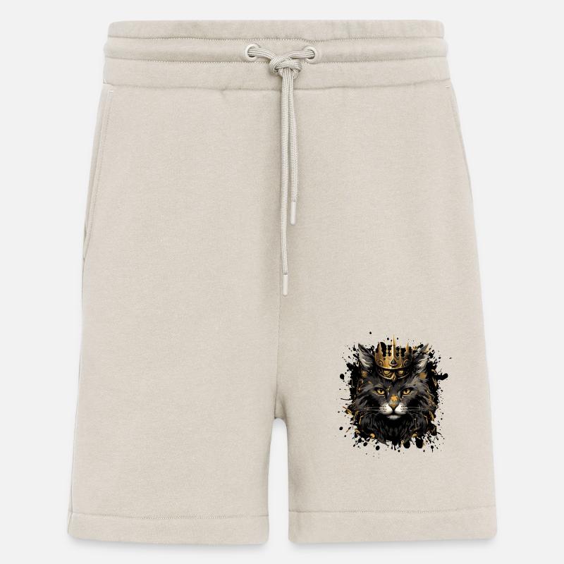 katze tier krone - Shorts - made by SPREAD - WARM CLAY