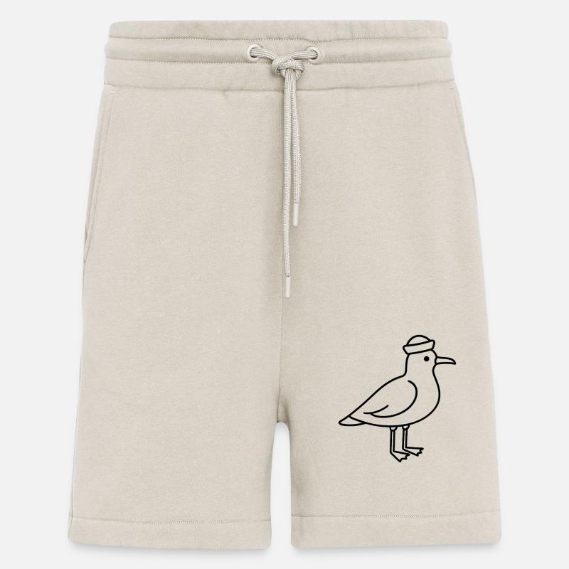 Möwe mit Mütze - Shorts - made by SPREAD - WARM CLAY