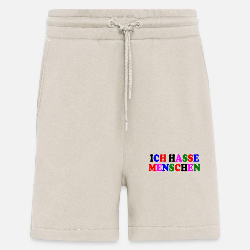 Ich hasse menschen - Shorts - made by SPREAD - WARM CLAY
