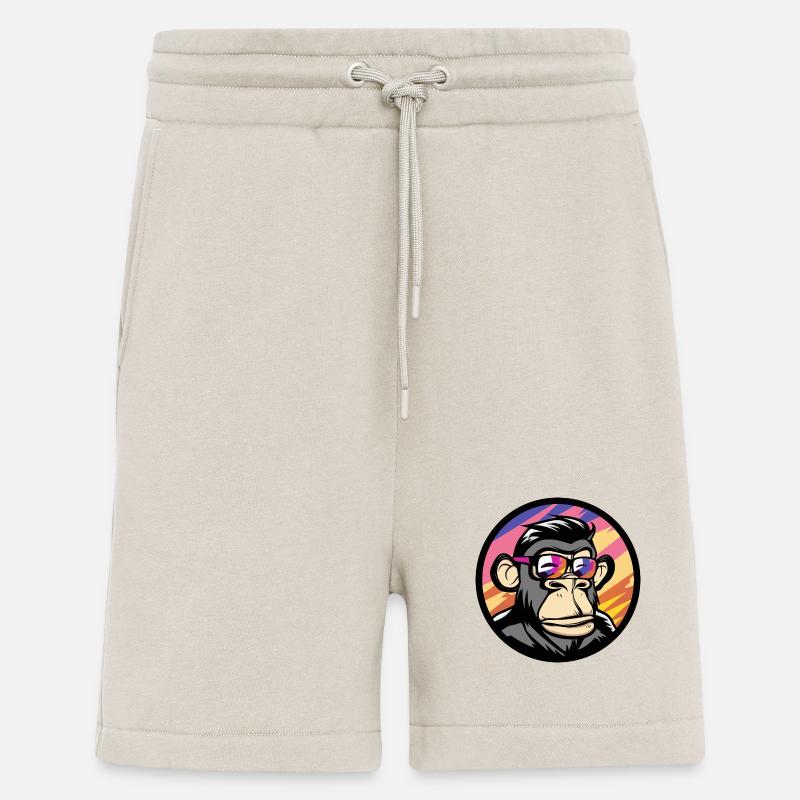 Affe Comic Cool Sommer - Shorts - made by SPREAD - WARM CLAY