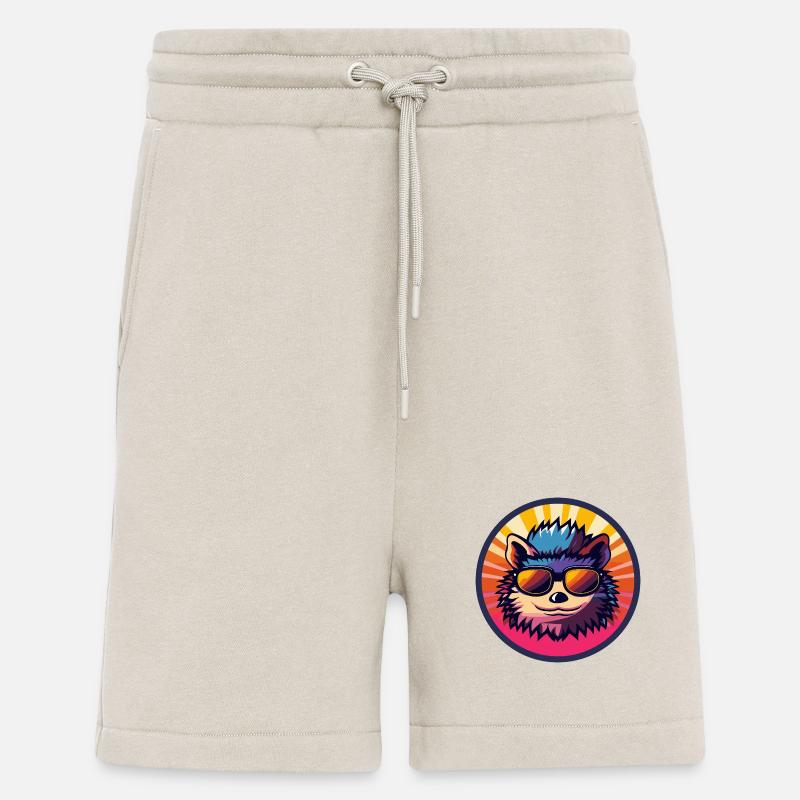 Hedgehog Comic Cool Summer - Shorts - made by SPREAD - WARM CLAY