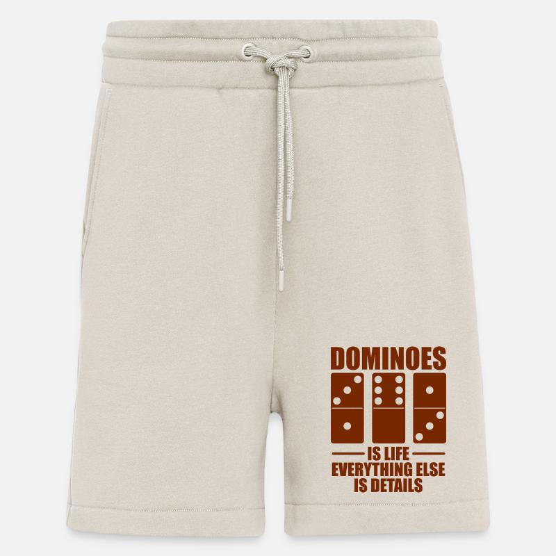 Conception de domino - Short bio décontracté fabriqué en UE - WARM CLAY