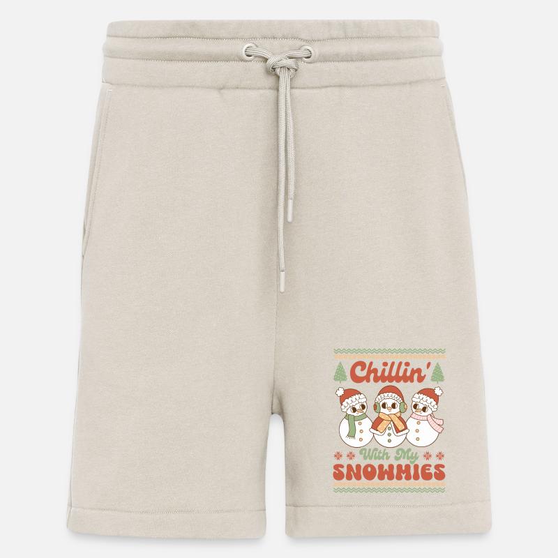 Pull de Noël moche - Short bio décontracté fabriqué en UE - WARM CLAY