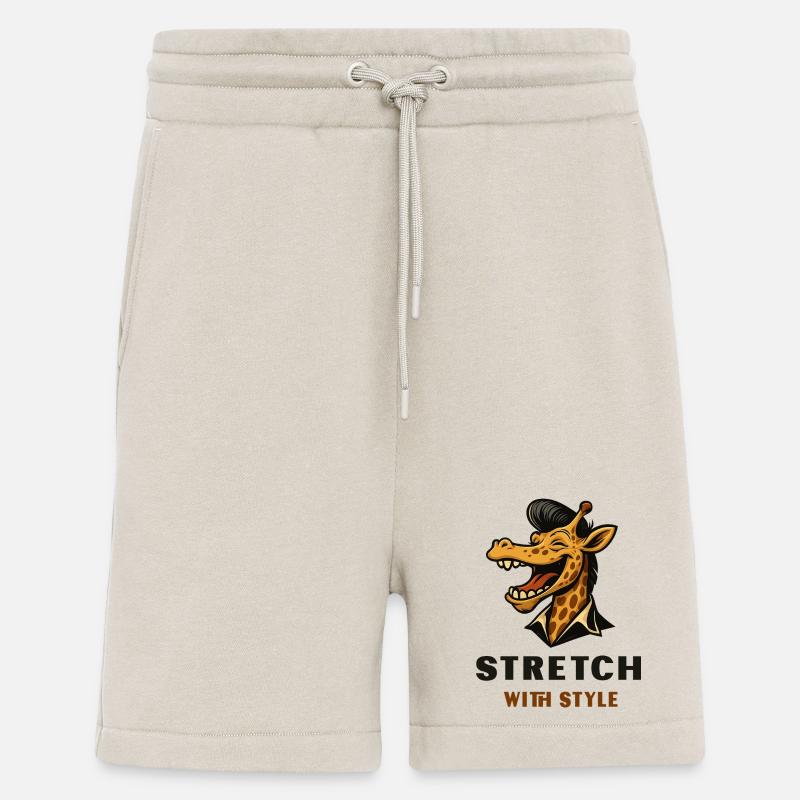 Stretch with Style – Coole Giraffe - Shorts - made by SPREAD - WARM CLAY