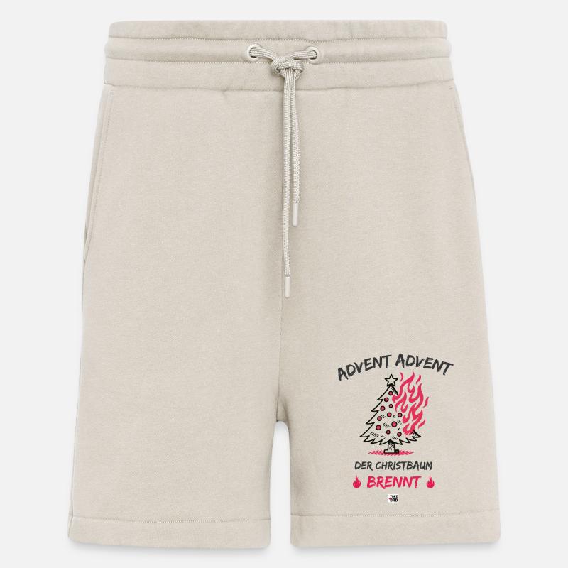 Advent, Advent - der Christbaum brennt - Shorts - made by SPREAD - WARM CLAY