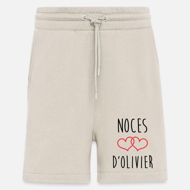 Noces d'Olivier 59 ans de mariage - Short bio décontracté fabriqué en UE - WARM CLAY