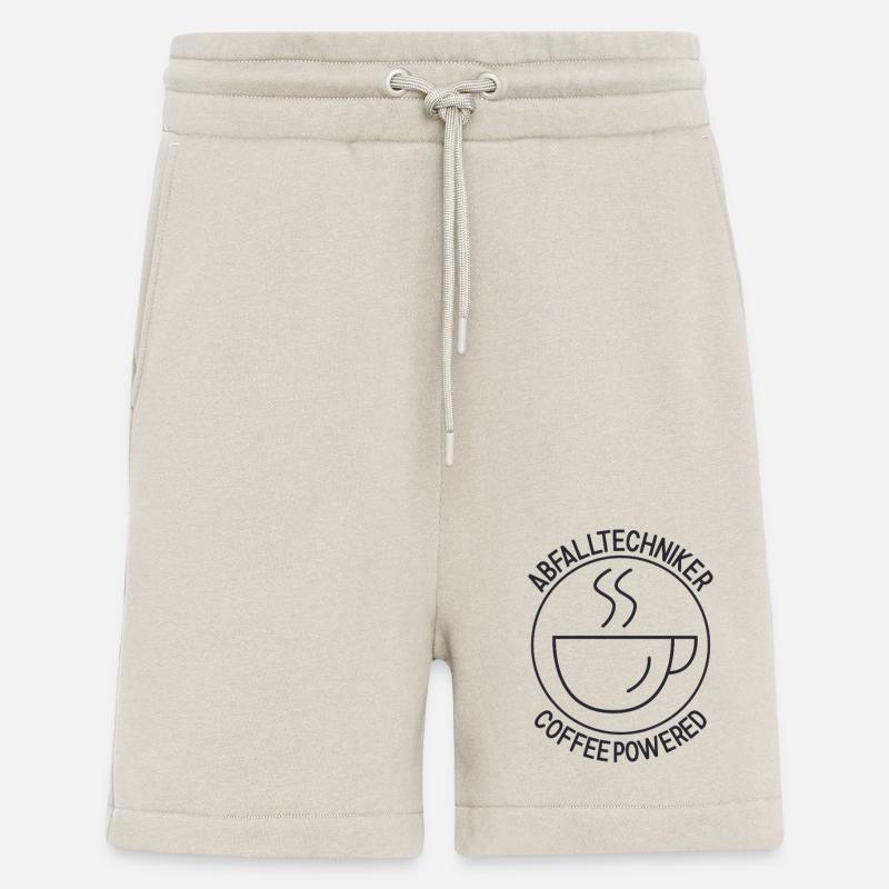 Abfalltechniker Coffee Powered - Shorts - made by SPREAD - WARM CLAY
