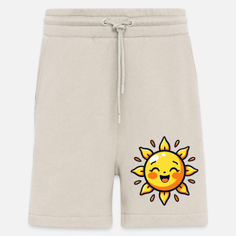 Lachende Sonne – Gute-Laune-Garantie - Shorts - made by SPREAD - WARM CLAY